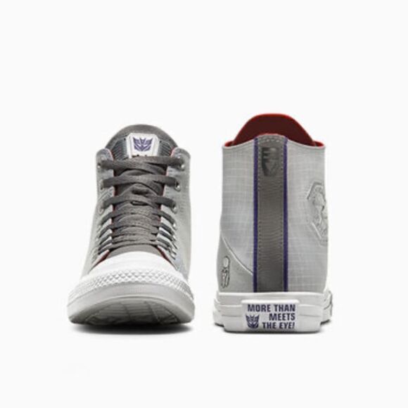 Converse x Transformers Chuck Taylor All Star Decepticons Limited Sneaker Shoes - Picture 14 of 17